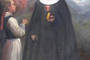 obraz przedstawiający błogosławiona klarę ludwikę szczęsną